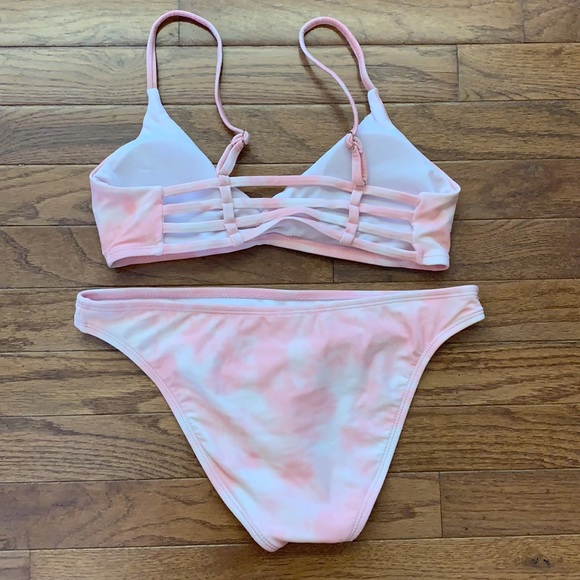 Pacsun Pink Tie Dye Bikini - Picture 2 of 3